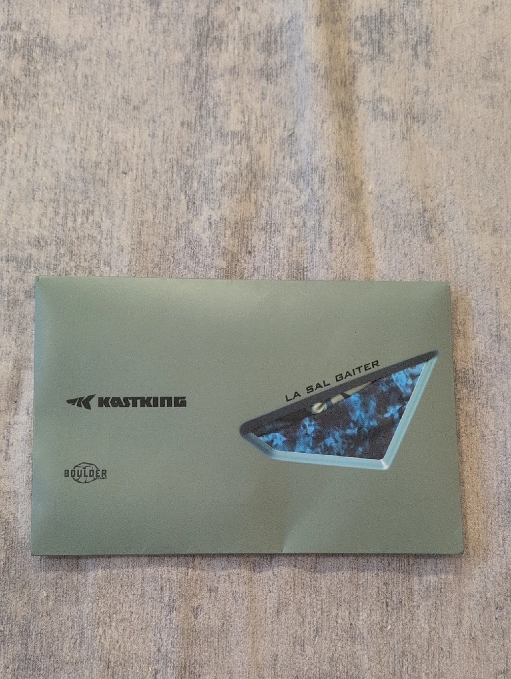 Blue Camo Neck Gaiter with Neon Logo - Picture 5 of 7